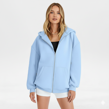 Pull Oversize Femme Bleu Ciel