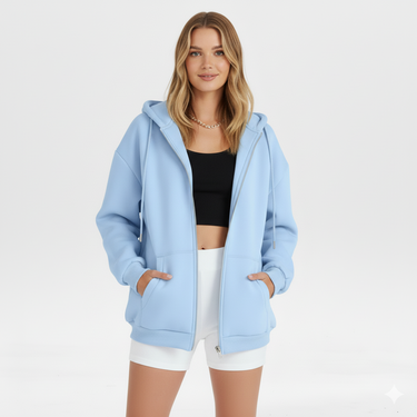Pull Oversize Femme Bleu Ciel