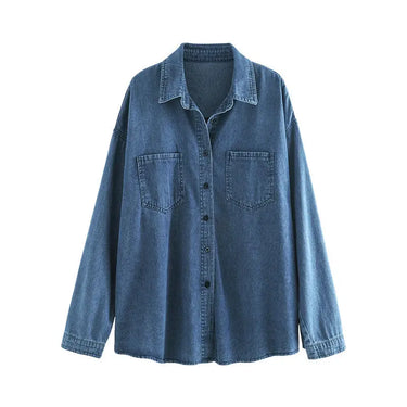 Chemise Oversize Femme Denim
