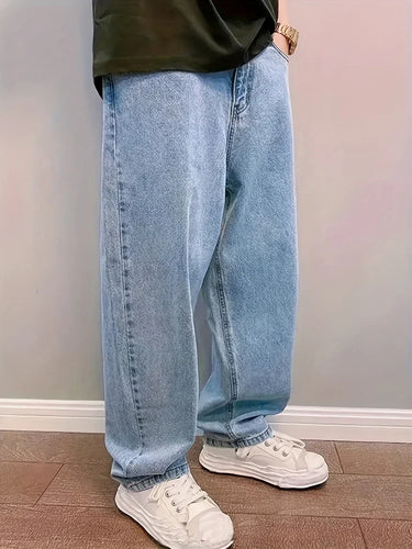 Jean Baggy Bleu Homme