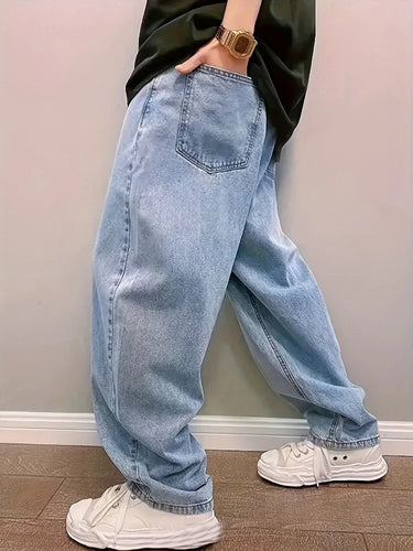 Jean Baggy Bleu Homme