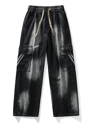 Jean Baggy Cargo Noir