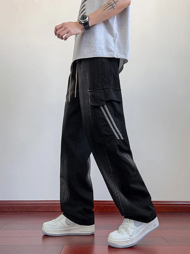 Jean Baggy Cargo Noir