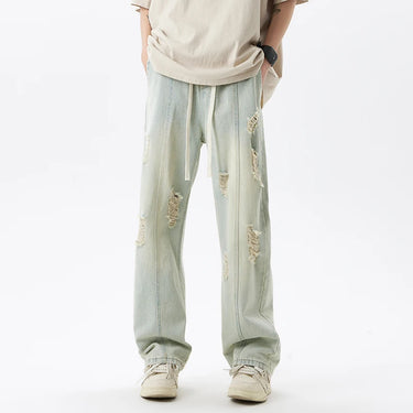 Jean Baggy Déchiré Homme