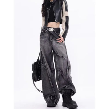 Jean Large Femme Tendance