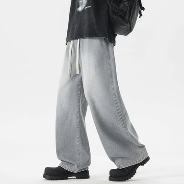 Jean Large Gris Clair Homme