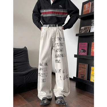 Jean Large Homme Ecriture