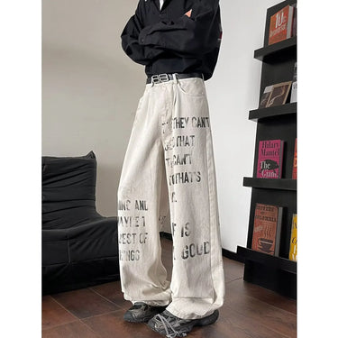 Jean Large Homme Ecriture