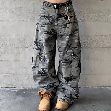 Pantalon Baggy Camouflage Femme
