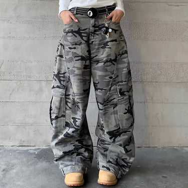 Pantalon Baggy Camouflage Femme
