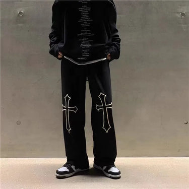 Pantalon Large Croix