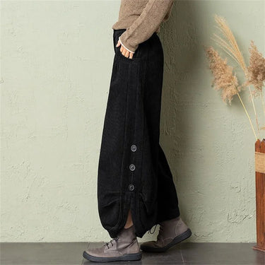 Pantalon Large Cropped Femme