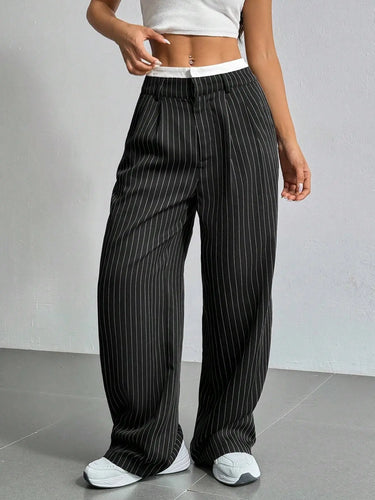 Pantalon Large Femme Casual