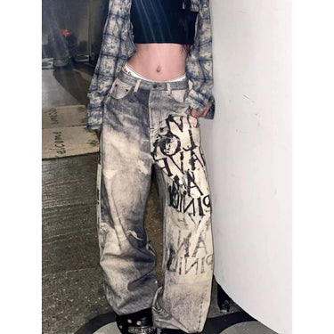 Pantalon Large Femme Jeans