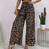 Pantalon Large Femme Leopard
