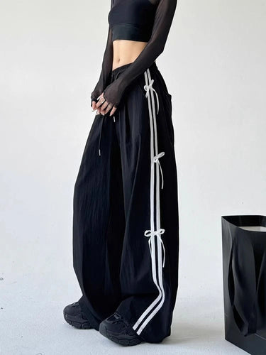 Pantalon Large Noeud