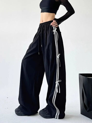 Pantalon Large Noeud