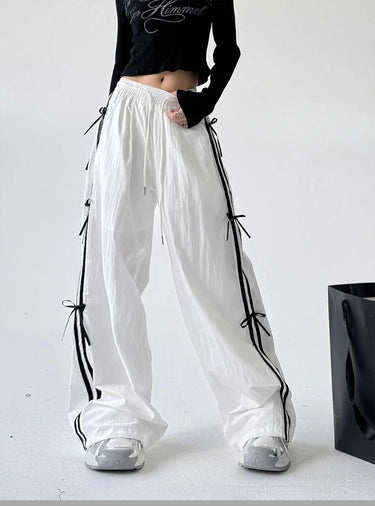 Pantalon Large Noeud