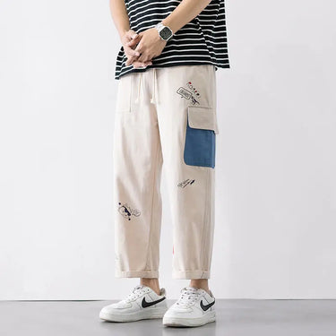 Pantalon Large Retroussé Homme