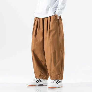 Pantalon Large Terracotta Homme