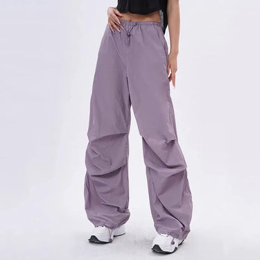 Pantalon Large Violet Femme