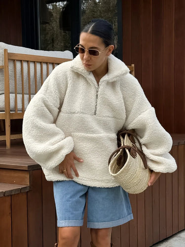 Manteau Oversize Femme Chaud