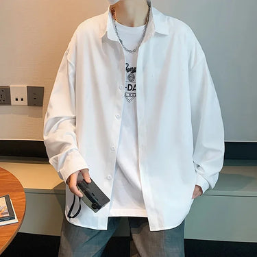 Chemise Oversize Homme Blanche