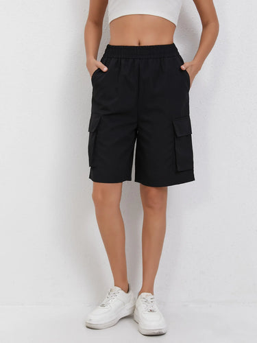 Short Large Femme Taille Haute