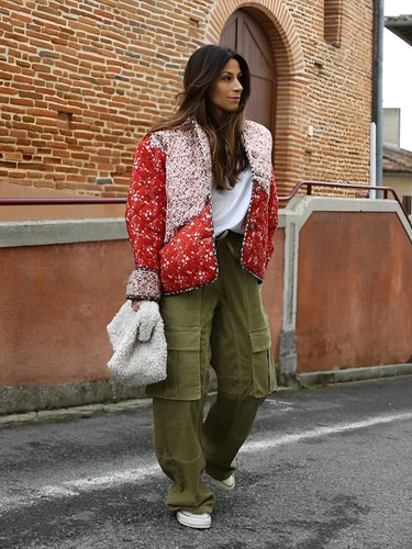 Veste Oversize Fleur