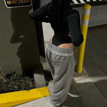 Jogging Femme Ceinture Large