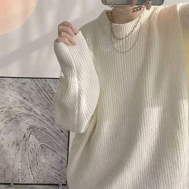 Pull Oversize Homme Blanc