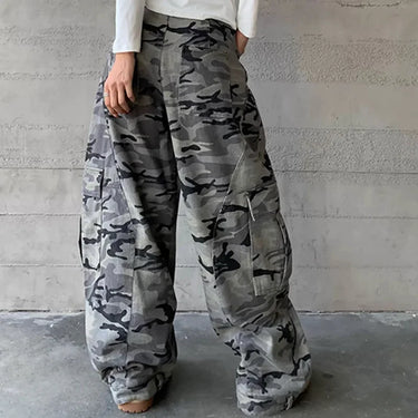 Pantalon Baggy Camouflage Femme