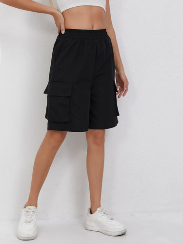 Short Large Femme Taille Haute