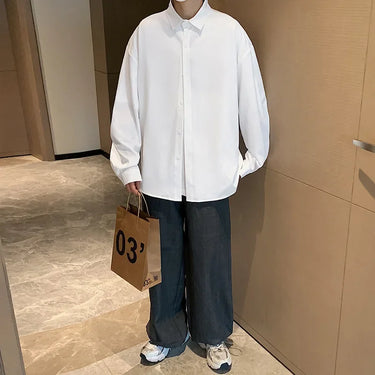 Chemise Oversize Homme Blanche
