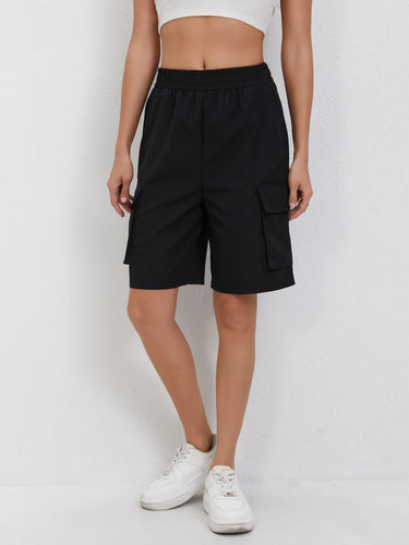 Short Large Femme Taille Haute