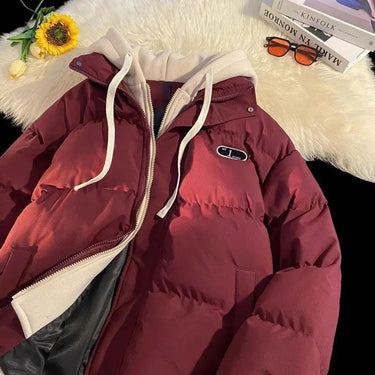 Doudoune Rouge Oversize Femme