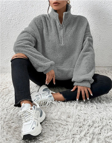 Sweat Oversize Femme Polaire