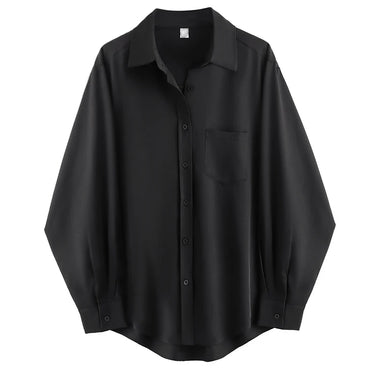 Chemise Oversize Femme Noir