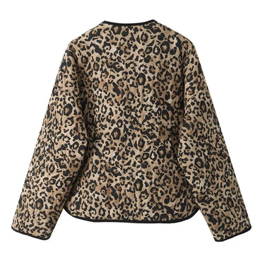 Veste Oversize Femme Leopard