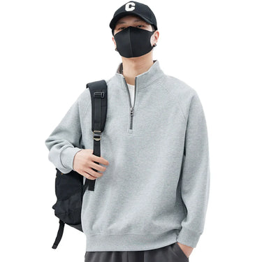 Pull Zippé Oversize Homme