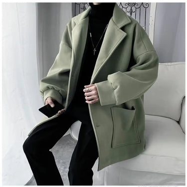 Manteau Mi Long Oversize Homme