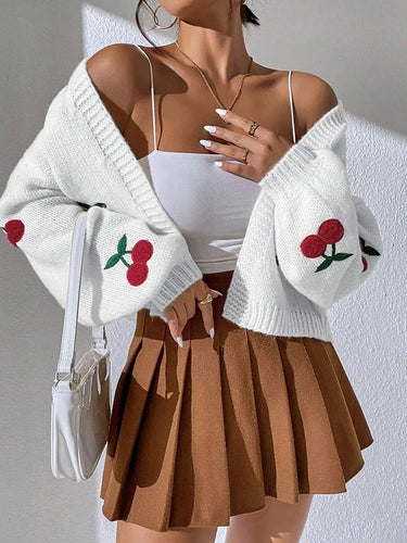 Cardigan Brodé Femme