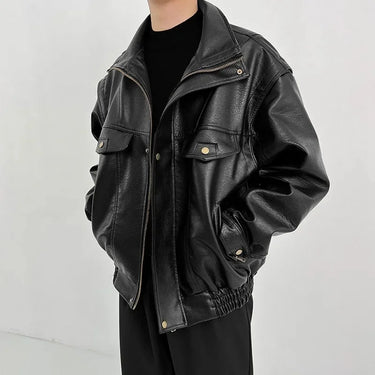 Veste Oversize Homme Cuir