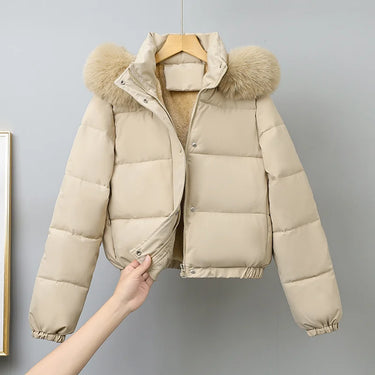 Doudoune Oversize Femme Kaki