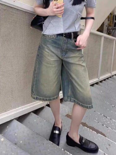 Short Large Femme Jean