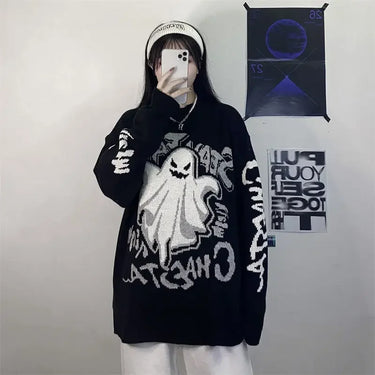 Sweat Oversize Femme Motif