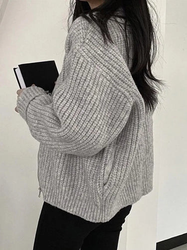 Pull Cardigan Oversize Femme