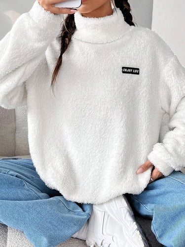 Col Rond Sweat Oversize Femme