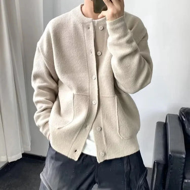Cardigan Oversize Homme Beige