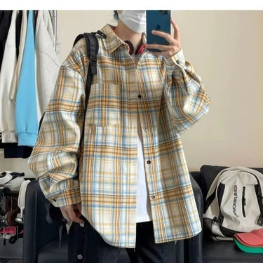 Chemise Oversize Homme Jaune